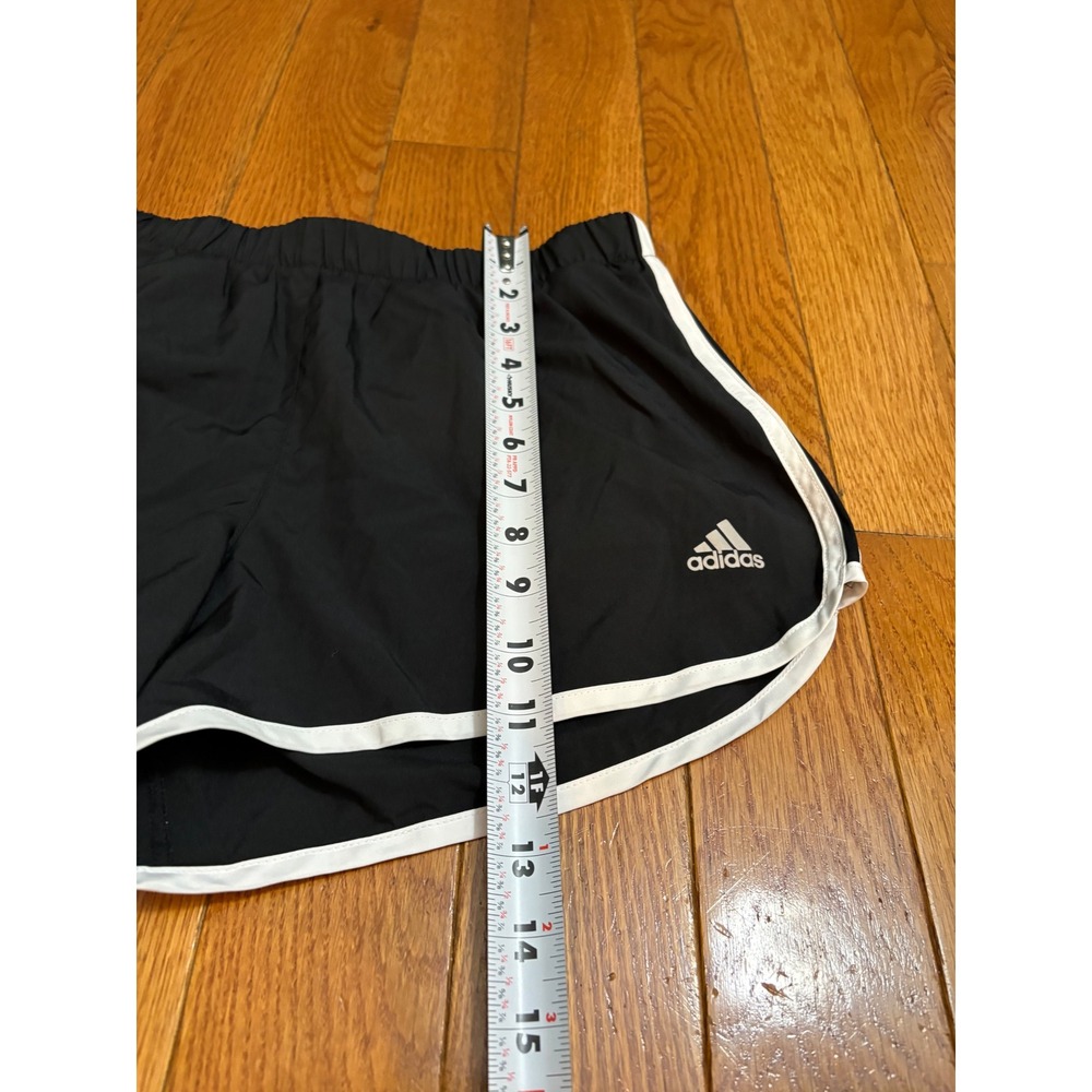 Adidas M3 Climalite Running Shorts Black White Aktiv Medium 3 Inch Inseam - Picture 6 of 8